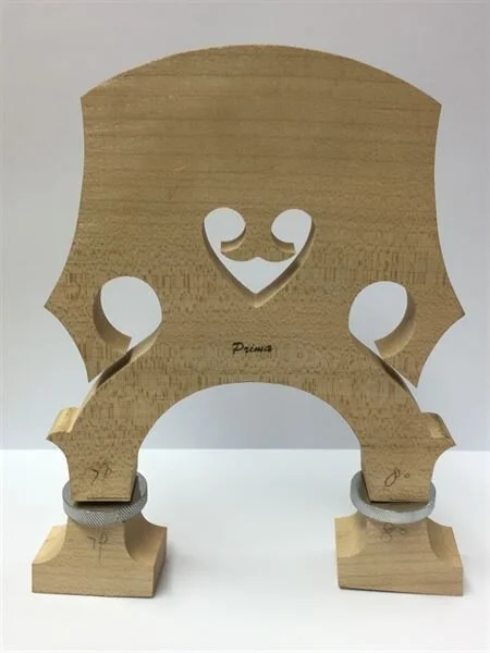 New Double Bass Bridge Custom Fitted and Trimmed Bridge Street